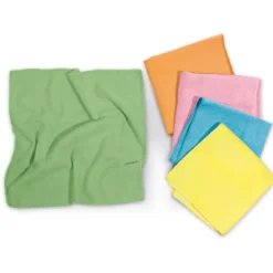 LA PIACENTINA SET 5 PANNI MICROFIBRA MULTIUSO "BLUFIBRA" CM 40X40