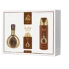 LATTAFA PRIDE COFANETTO MASA 4 PEZZI: EDP 100ML + EDP 20 ML + DEODORANTE 200 ML + REFILLABLE TRAVEL SPRAY