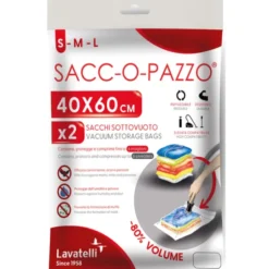 LAVATELLI SACCOPAZZO 2 PZ 40x60 SOTTOVUOTO