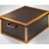 LAVATELLI SCATOLA CARTONE PLASTIFICATA CUOIO 40x50x25 CM