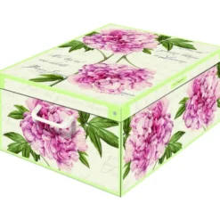 LAVATELLI SCATOLA PEONIE 39x50x24