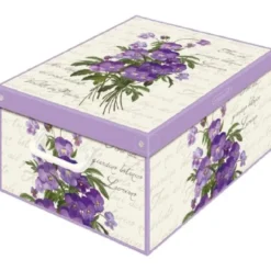 LAVATELLI SCATOLA PICCOLA VIOLETTE 25x35x17,5