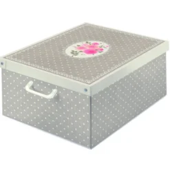 LAVATELLI SCATOLA POIS 39x50x24