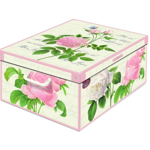 LAVATELLI SCATOLA ROSE 39x50x24