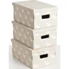 LAVATELLI SCATOLA SET 3 PEZZI DOGGY 29x51x20 CM
