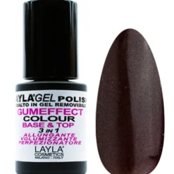 LAYLA SMALTO IN GEL COLOUR REMOVIBLE GUMEFFECT 3in1 BASE & TOP 17 SOCIAL