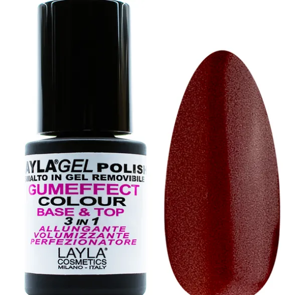 LAYLA SMALTO IN GEL COLOUR REMOVIBLE GUMEFFECT 3in1 BASE & TOP 16 GELOUSY