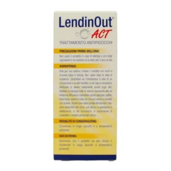 LENDINOUT ACT SHAMPOO TRATTAMENTO ANTIPIDOCCHI 150 ML + PETTINE