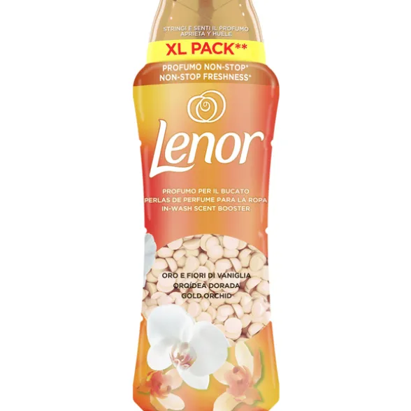 LENOR PERLE PROFUMO PER IL BUCATO ORO e FIORI DI VANIGLIA 495 grammi