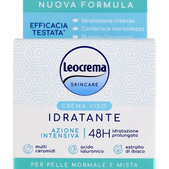 LEOCREMA CREMA VISO IDRATANTE PELLI NORMALI - MISTE VASO 50 ML