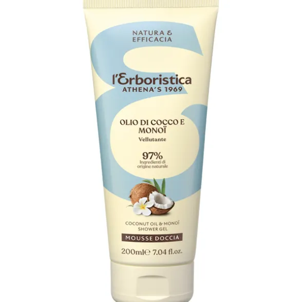L'ERBORISTICA MOUSSE DOCCIA OLIO DI COCCO E MONOI VELLUTANTE 200 ML