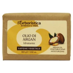 L'ERBORISTICA SAPONE VEGETALE ALL' OLIO DI ARGAN IDRATANTE 100 grammi