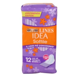 LINES IDEA SOTTILE GIORNO ALI RIPIEGATO IN BUSTINA 12 PZ