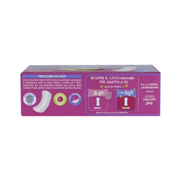LINES INTERVALLO COTTON SOFT FRESH SALVASLIP DISTESI 20 PZ