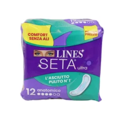 LINES SETA ULTRA ANATOMICO 12 PZ. ASSORBENTI