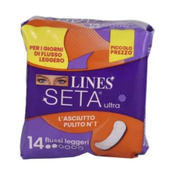 LINES SETA ULTRA FLUSSI LEGGERI 14 PZ. ASSORBENTI