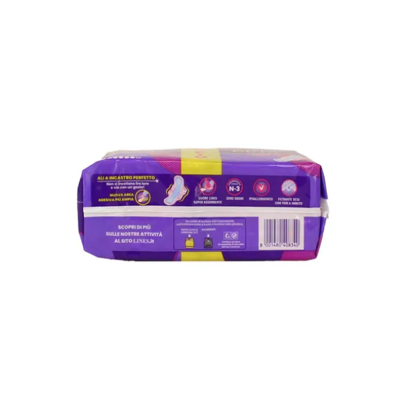 LINES SETA ULTRA LUNGO CON ALI PACCO DOPPIO 18 PZ