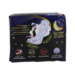 LINES SETA ULTRA NOTTE ASSORBENTE CON EXTRA ALI 8 PZ
