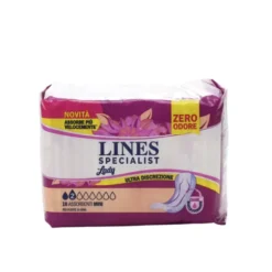 LINES SPECIALIST MINI 18 PEZZI ANTI-ODORE CON BARRIERE LATERALI ASSORBENTI - DISPOSITIVO MEDICOCE CLASSE 1