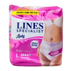 LINES SPECIALIST PANTS DISCREET LARGE 7 PEZZI - DISPOSITIVO MEDICO CE CLASSE 1