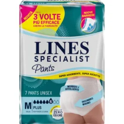 LINES SPECIALIST PANTS PLUS UNISEX 7 PZ TAGLIA M- DISPOSITIVO MEDICOCE CLASSE 1