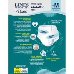 LINES SPECIALIST PANTS PLUS UNISEX 7 PZ TAGLIA M- DISPOSITIVO MEDICOCE CLASSE 1