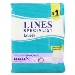 LINES SPECIALIST SAGOMATO SUPER/MAXI 12 PEZZI - DISPOSITIVO MEDICO CE CLASSE 1