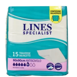 LINES SPECIALIST TRAVERSA SALVALETTO MISURA MEDIA 60x90 15 PZ - DISPOSITIVO MEDICO CE CLASSE 1