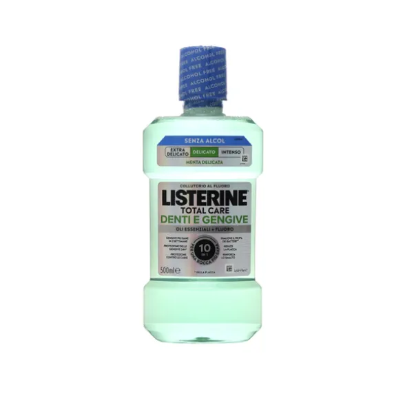 LISTERINE COLLUTORIO DIFESA DENTIeGENGIVE GUSTO DELICATO MENTA DELICATA ZERO ALCOL 500 ML
