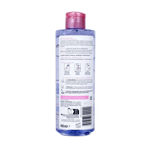 L'OREAL ACQUA MICELLARE PELLI SENSIBILI 400 ML