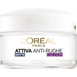 L'OREAL ATTIVA ANTIRUGHE CREMA NOTTE TRATTAMENTO DENSIFICANTE CON CALCIO 55+ 50 ML
