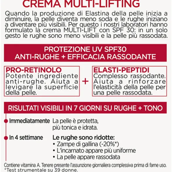 L'OREAL REVITALIFT CREMA IDRATANTE SPF30 A/RUGHE EXTRA RASSODANTE 50 ML
