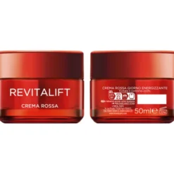 L'OREAL REVITALIFT CREMA ROSSA ENERGIZZANTE GIORNO ANTI RUGHE EXTRA RASSODANTE CON GINGER ROSSO 50 ML