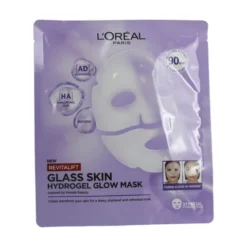 L'OREAL REVITALIFT FILLER GLASS SKIN MASCHERA VISO IN HYDROGEL ILLUMINANTE 1 PEZZO
