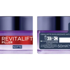 L'OREAL REVITALIFT FILLER TRATTAMENTO ANTI RUGHE NOTTE RIVOLUMIZZANTE 50 ML