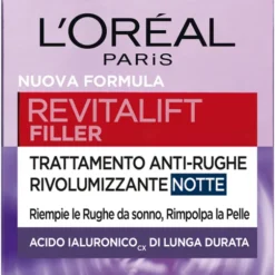 L'OREAL REVITALIFT FILLER TRATTAMENTO ANTI RUGHE NOTTE RIVOLUMIZZANTE 50 ML