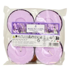 LUMELLE MAXI TEALIGHTS LAVANDA 4 PEZZI