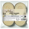 LUMELLE MAXI TEALIGHTS VANIGLIA 4 PEZZI