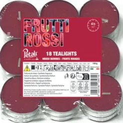 LUMELLE TEALIGHT PROFUMATE FRUTTI ROSSI 18 PEZZI