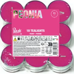 LUMELLE TEALIGHT PROFUMATE PEONIA 18 PEZZI