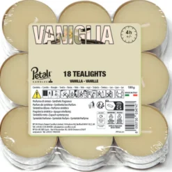 LUMELLE TEALIGHT PROFUMATE VANIGLIA 18 PEZZI