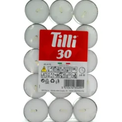 LUMELLE TILLI BIANCHE SCALDAVIVANDE 4 ORE 30 PEZZI