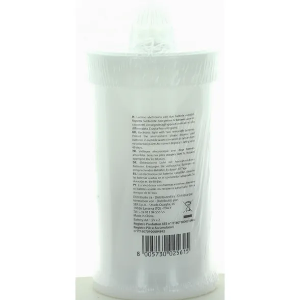 LUMINO ELETTRONICO BIANCO SER