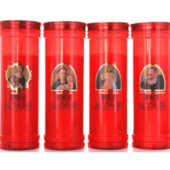 LUMINO VOTIVO SER 50T ROSSO 1 PEZZO IMMAGINI ASSORTITE