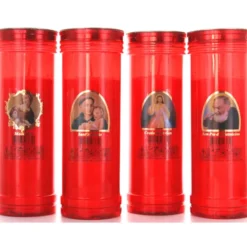 LUMINO VOTIVO SER 50T ROSSO 1 PEZZO IMMAGINI ASSORTITE