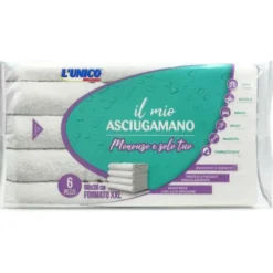 L'UNICO ORIGINALE IL MIO ASCIUGAMANO MONOUSO 68x38 CM 6 PEZZI