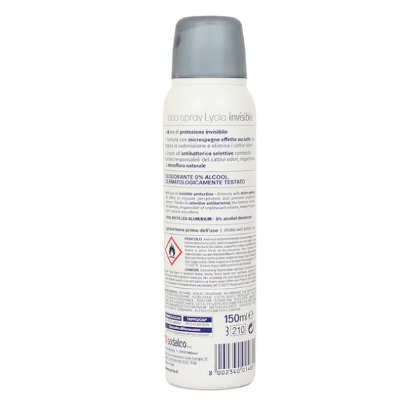 LYCIA ANTIODORANTE DEODORANTE SPRAY INVISIBLE 150 ML