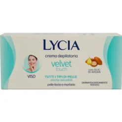 LYCIA CREMA DEPILATORIA VISO CON OLIO DI ARGAN 50 ML.