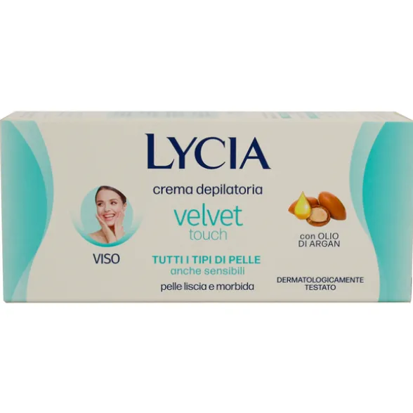 LYCIA CREMA DEPILATORIA VISO CON OLIO DI ARGAN 50 ML.