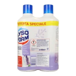LYSOFORM CASA DISINFETTA & PULISCE FIORI DI LAVANDA 2 PEZZI DA 1100 ML